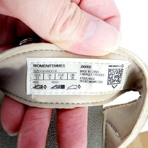 Merrell Gray Memory Foam Slip On Double Strap Women's Sandals Size 11 - Picture 9 of 12